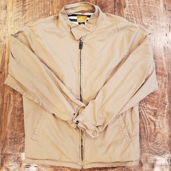 Lost | Jackets & Coats | Lost Enterprises Mens Lightweight Jacket Tan ...